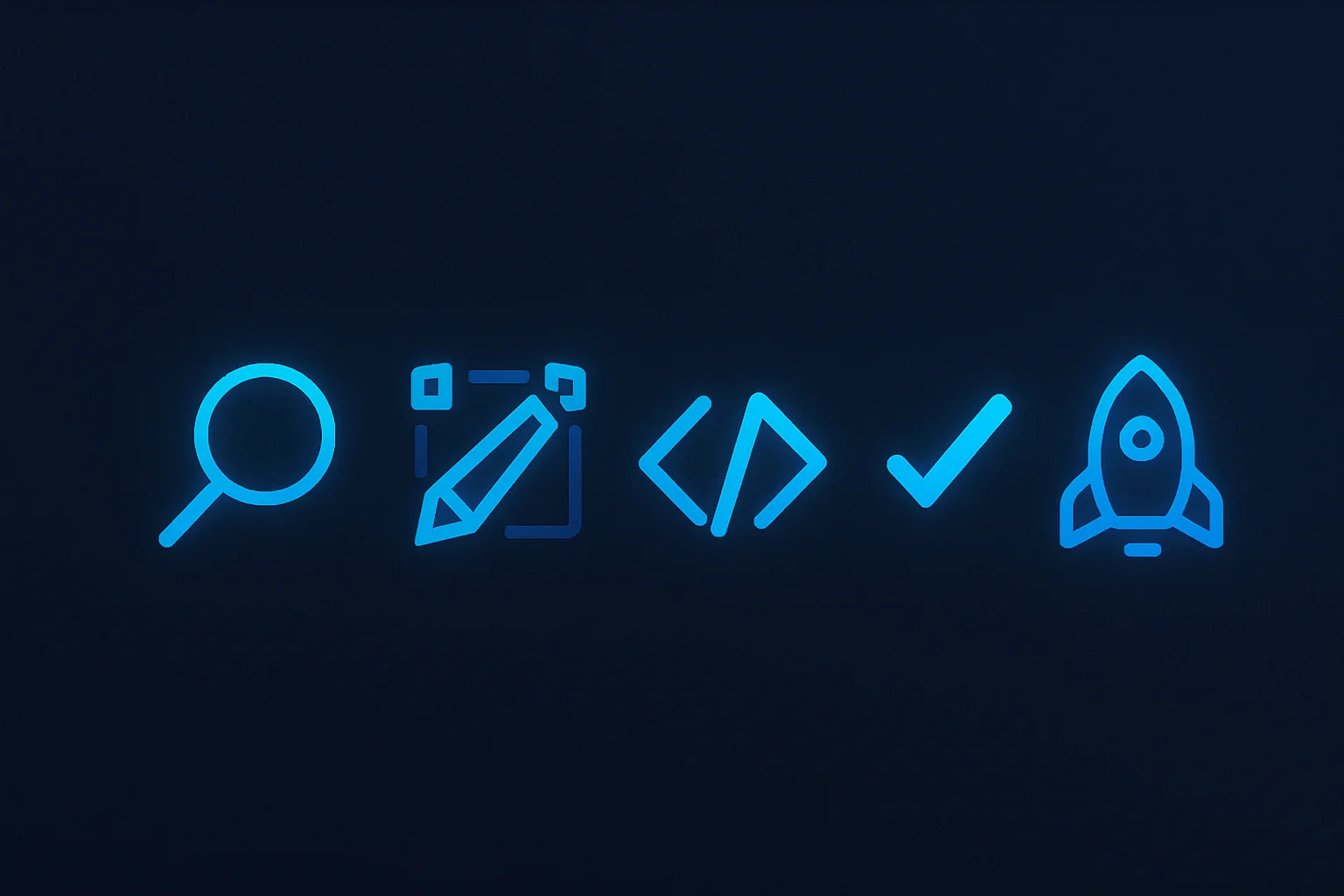 Infographic illustrating the stages of mobile application development lifecycle