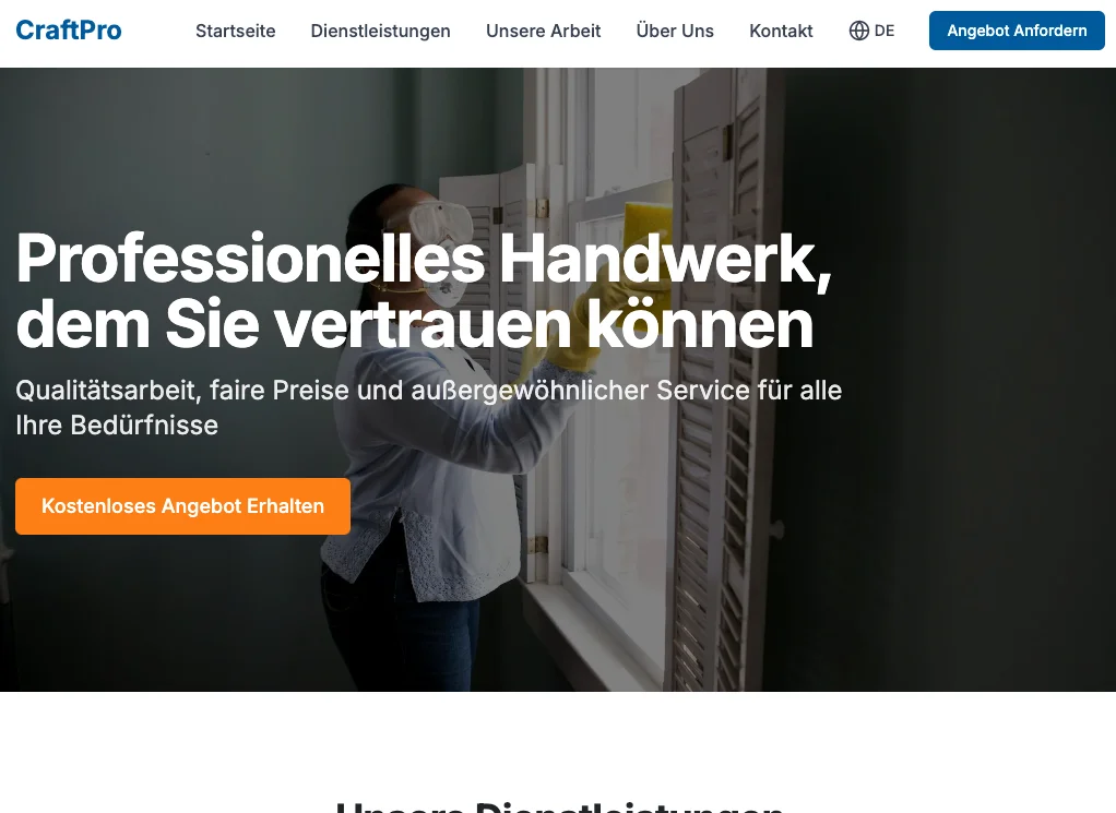 Handyman Services Template
